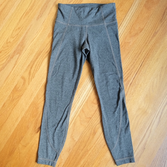 Athleta Heathered Gray Leggings, Size XS - Picture 2 of 6
